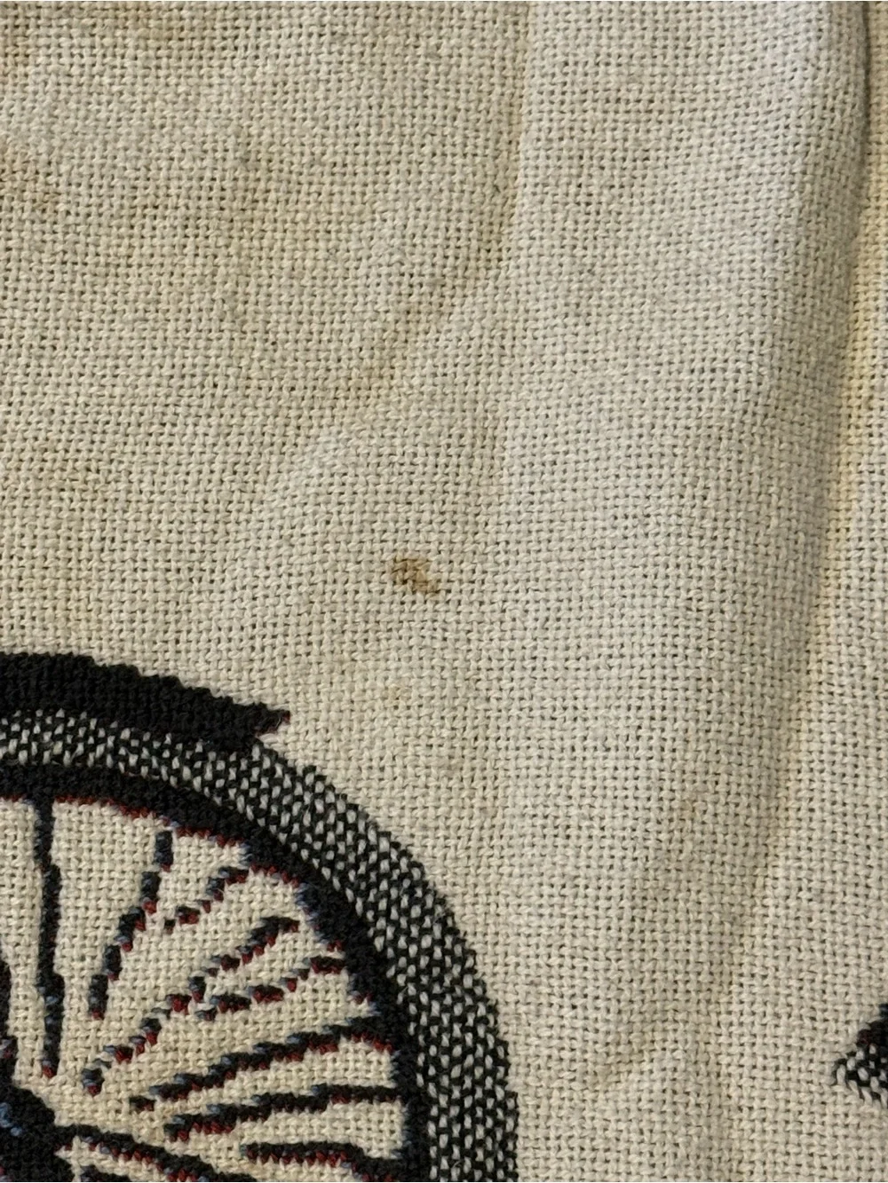 Vintage Harley Davidson Motorcycle FringeTapestry Throw Blanket 100% Cotton 46x6
